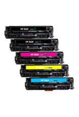 Ecotone Ecopack (Replaces HP 312X/312A toner) 2xBL + 1xCMY  - (BL 2x4400 Pages) (CMY 3x2700 Pages)