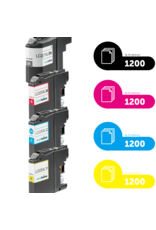 Ecotone Ecopack (Replaces Brother LC-227/225XL ink) 2xBL+ 1xCMY  - (BL 2x1200 Pages) (CMY 3x1200 Pages)