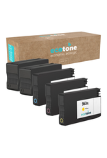 Ecotone Ecopack (Replaces HP 963XL ink) 2xBL + 1xCMY  - (BL 2x2000 Pages) (CMY 3x1600 Pages)
