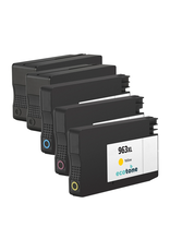 Ecotone Ecopack (Replaces HP 963XL ink) 2xBL + 1xCMY  - (BL 2x2000 Pages) (CMY 3x1600 Pages)