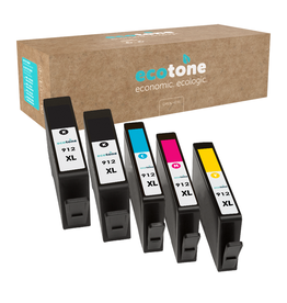 Ecotone Ecopack (Replaces HP 912XL ink) 2xBL + 1xCMY