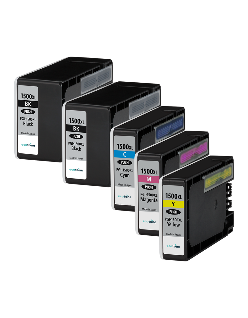 Ecotone Ecopack (Replaces Canon PGI-1500XL ink) 2xBL + 1xCMY  - (BL 2x1200 Pages) (CMY 3x1030 Pages)