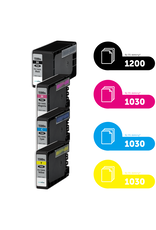 Ecotone Ecopack (Replaces Canon PGI-1500XL ink) 2xBL + 1xCMY  - (BL 2x1200 Pages) (CMY 3x1030 Pages)