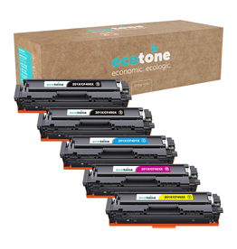Ecotone Ecopack (Replaces HP 201X toner) 2xBL + 1xCMY
