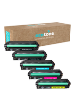 Ecotone Ecopack (Replaces HP 508X toner) 2xBL + 1xCMY  - (BL 2x12500 Pages) (CMY 3x9500 Pages)