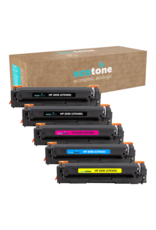 Ecotone Ecopack (Replaces HP 203X toner) 2xBL + 1xCMY  - (BL 2x3200 Pages) (CMY 3x2500 Pages)