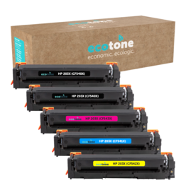 Ecotone Ecopack (Replaces HP 203X toner) 2xBL + 1xCMY