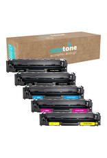 Ecotone Ecopack (replaces HP 205A) 2xBL(1100P), 1xCMY(3x900P)