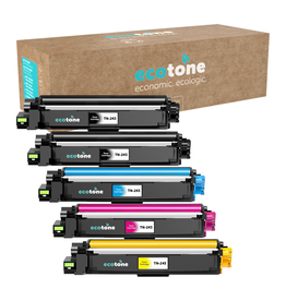 Ecotone Ecopack (Replaces Brother TN-243 toner) 2xBL + 1xCMY