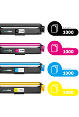 Ecotone Ecopack (Replaces Brother TN-243 toner) 2xBL + 1xCMY  - (BL 2x1000 Pages) (CMY 3x1000 Pages)