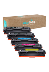 Ecotone Ecopack (Replaces HP 415A toner) 2xBL + 1xCMY  - (BL 2x2400 Pages) (CMY 3x2100 Pages)