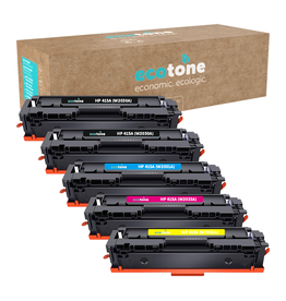 Ecotone Ecopack (Replaces HP 415A toner) 2xBL + 1xCMY