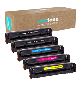 Ecotone Ecopack (Replaces HP 216A toner) 2xBL + 1xCMY