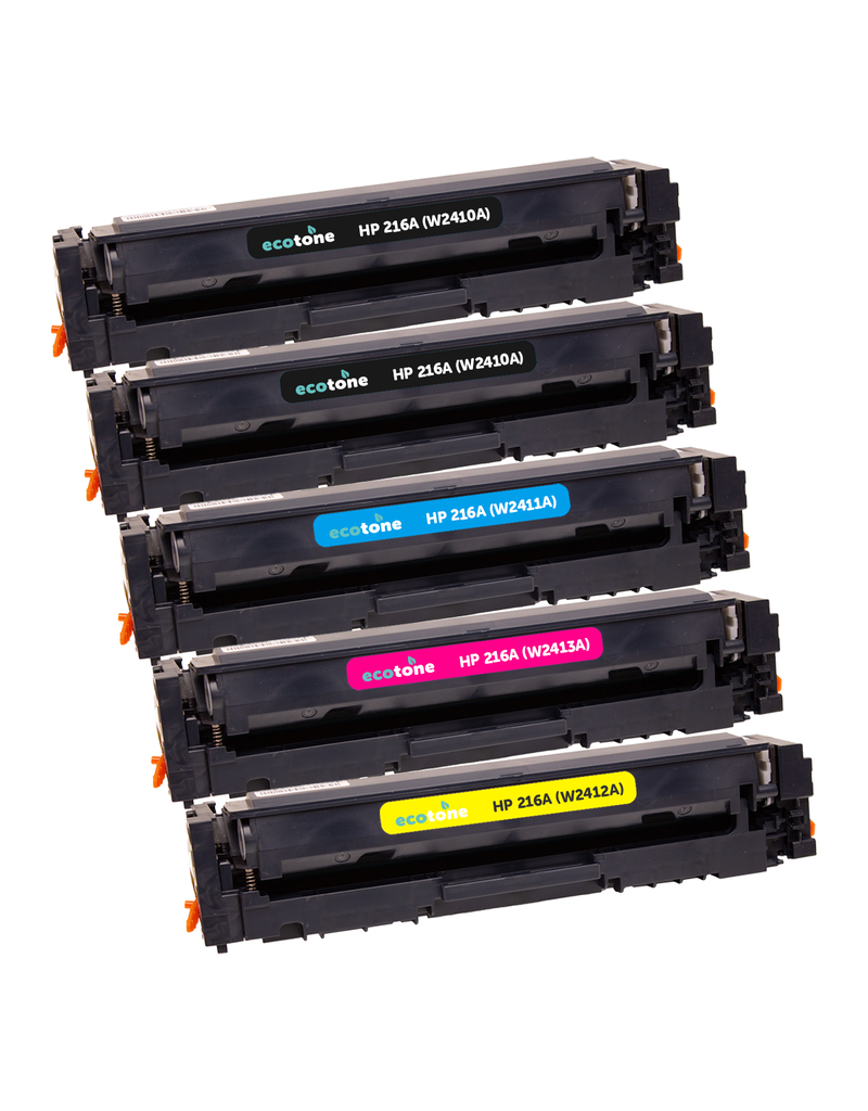 Ecotone Ecopack (Replaces HP 216A toner) 2xBL + 1xCMY  - (BL 2x1050 Pages) (CMY 3x850 Pages)