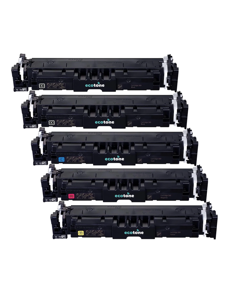 Ecotone Ecopack (Replaces Canon 069H toner) 2xBL + 1xCMY  - (BL 2x7600 Pages) (CMY 3x5500 Pages)