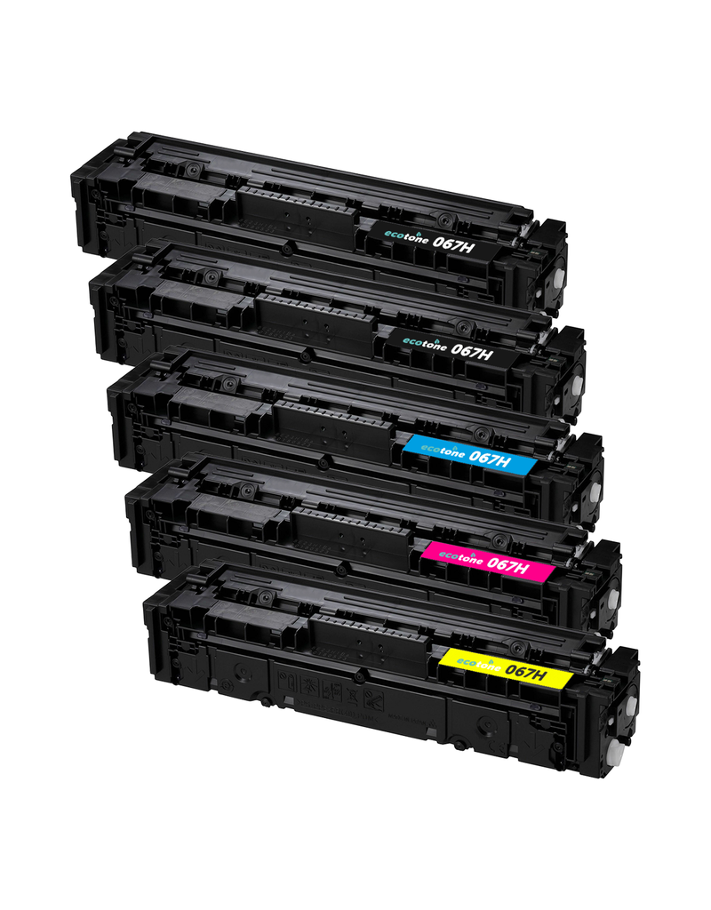 Ecotone Ecopack (Replaces Canon 067H toner) 2xBL + 1xCMY  - (BL 2x3130 Pages) (CMY 3x2350 Pages)