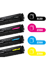 Ecotone Ecopack (Replaces Canon 067H toner) 2xBL + 1xCMY  - (BL 2x3130 Pages) (CMY 3x2350 Pages)