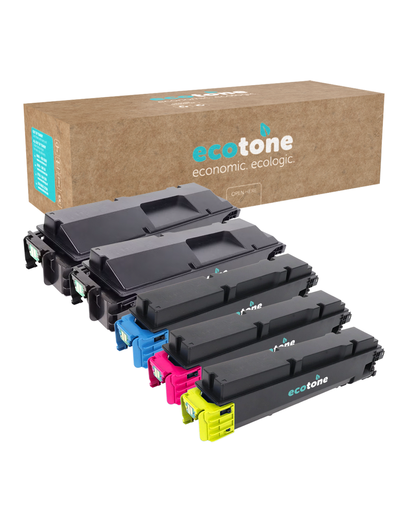 Ecotone Ecopack (Replaces Kyocera TK-5370 toner) 2xBL + 1xCMY  - (BL 2x7000 Pages) (CMY 3x5000 Pages)