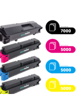 Ecotone Ecopack (replaces Kyocera TK-5370) 2xBL(7000P), 1xCMY(3x5000P)