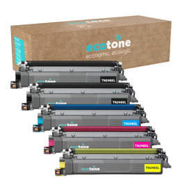 Ecotone Ecopack (Replaces Brother TN-248XL toner) 2xBL + 1xCMY