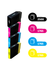 Ecotone Ecopack (replaces Canon PGI-2500XL) 2xBL(2500P), 1xCMY(3x1765P)