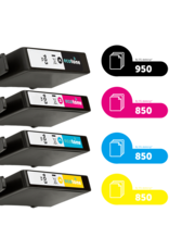 Ecotone Ecopack (Replaces HP 903XL ink) 2xBL + 1xCMY  - (BL 2x950 Pages) (CMY 3x850 Pages)