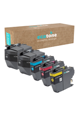Ecotone Ecopack (Replaces Brother LC-3219XL ink) 2xBL + 1xCMY  - (BL 2x2940 Pages) (CMY 3x1600 Pages)