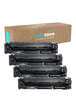 Ecotone Ecopack (Replaces HP 205A CF530A toner) 4xBL - (BL 4x1100 Pages)