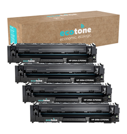 Ecotone Ecopack (Replaces HP 205A CF530A toner) 4xBL