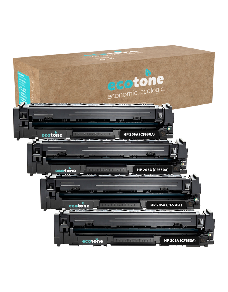 Ecotone Ecopack (Replaces HP 205A CF530A toner) 4xBL - (BL 4x1100 Pages)