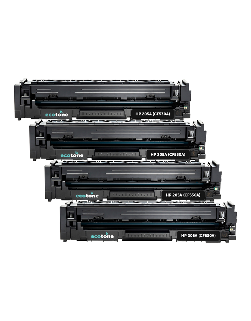 Ecotone Ecopack (Replaces HP 205A CF530A toner) 4xBL - (BL 4x1100 Pages)