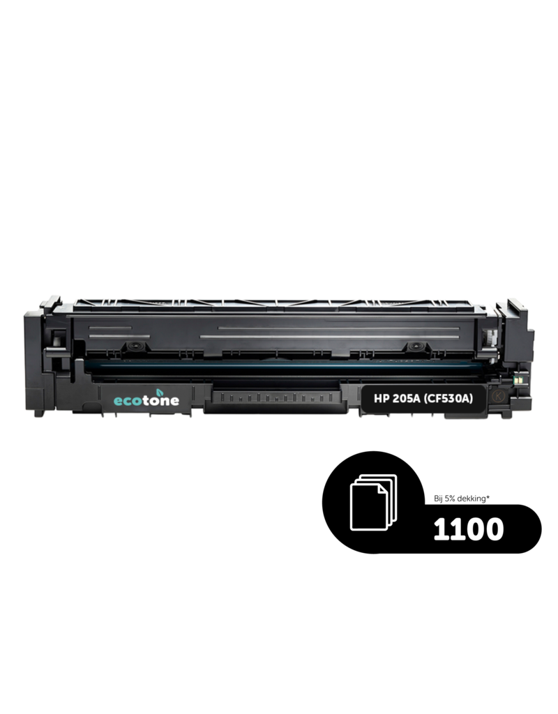 Ecotone Ecopack (Replaces HP 205A CF530A toner) 4xBL - (BL 4x1100 Pages)