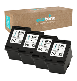 Ecotone Ecopack (Replaces HP 62XL C2P05AE ink) 4xBL