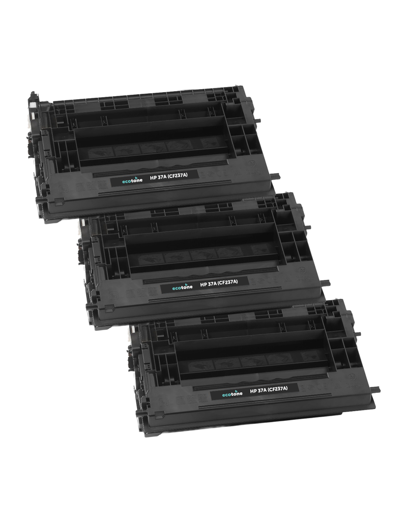 Ecotone Ecopack (Replaces HP 37A CF237A toner) 3xBL - (BL 3x11000 Pages)