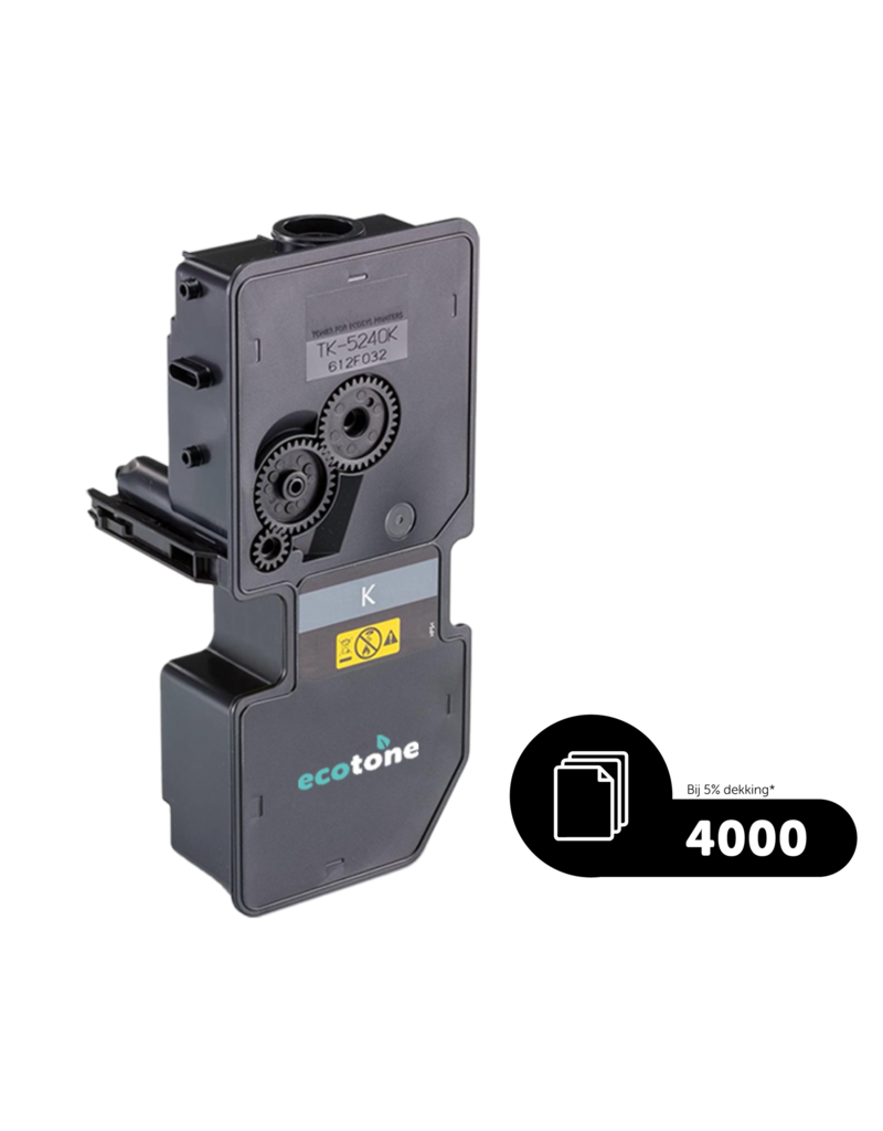 Ecotone Ecopack (Replaces Kyocera TK-5240K toner) 4xBL - (BL 4x4000 Pages)