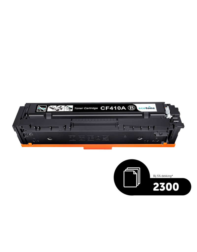 Ecotone Ecopack (Replaces HP 410A CF410A toner) 3xBL - (BL 3x2300 Pages)