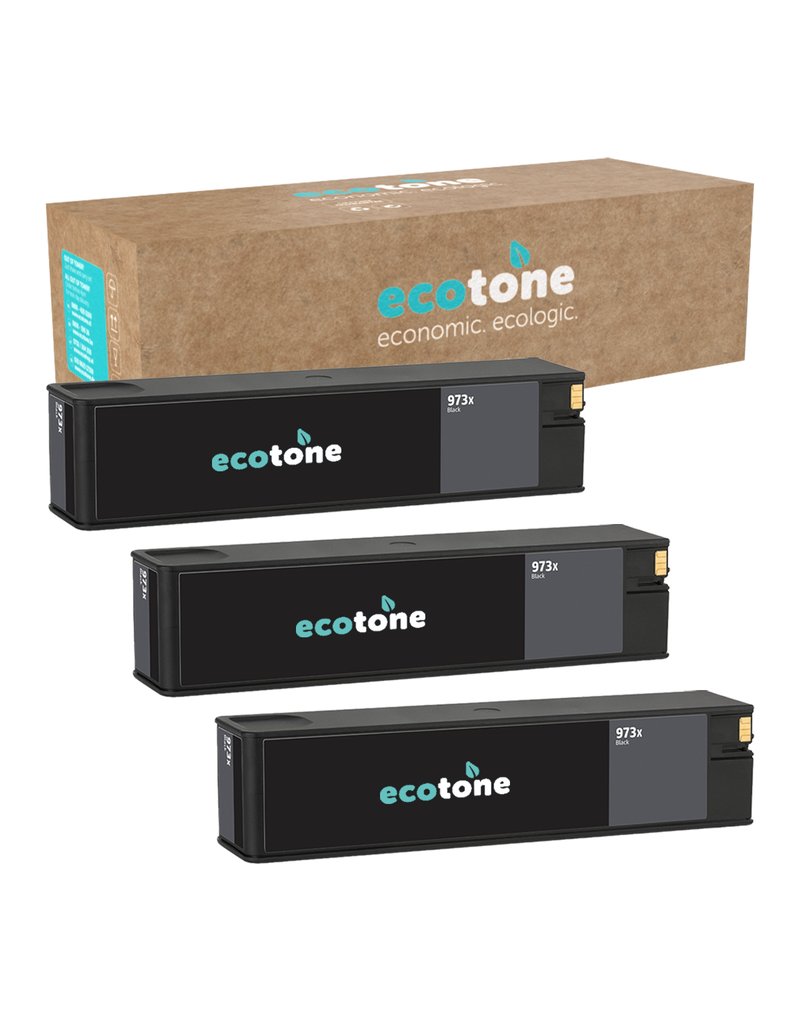 Ecotone Ecopack (Replaces HP 973XL L0S07AE ink) 3xBL - (BL 3x13500 Pages)