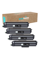Ecotone Ecopack (Replaces Brother TN-247BK toner) 4xBL - (BL 4x3000 Pages)