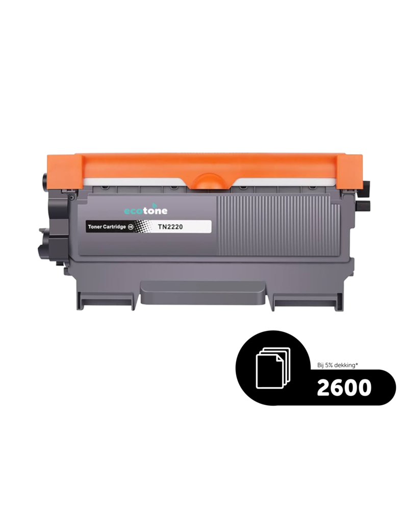 Ecotone Ecopack (Replaces Brother TN-2220 toner) 4xBL - (BL 4x2600 Pages)