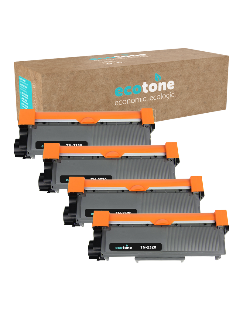 Ecotone Ecopack (Replaces Brother TN-2320 toner) 4xBL - (BL 4x2600 Pages)