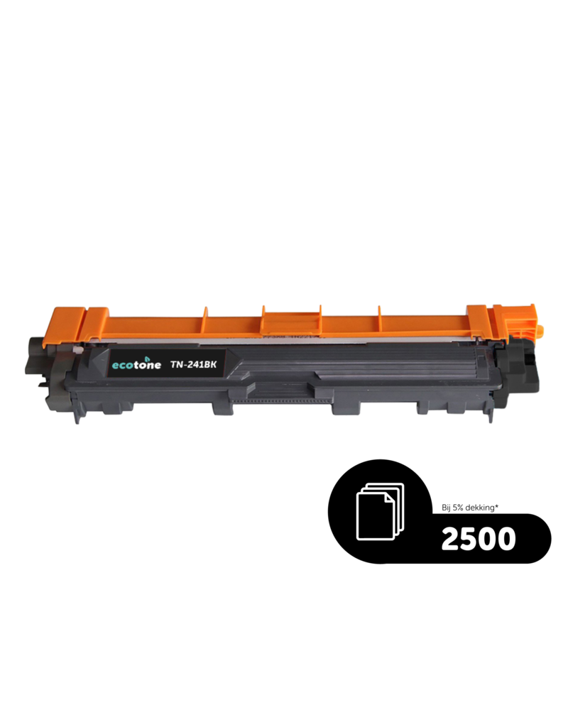 Ecotone Ecopack (Replaces Brother TN-241BK toner) 4xBL - (BL 4x2500 Pages)