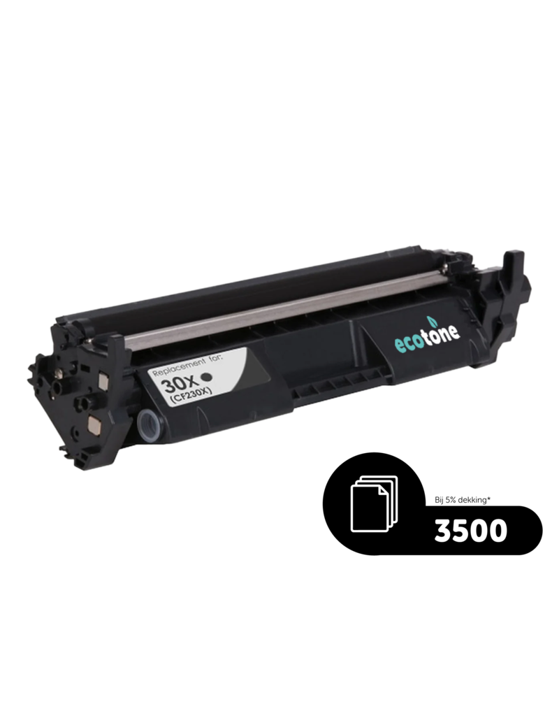 Ecotone Ecopack (Replaces HP 30X CF230X toner) 3xBL - (BL 3x3500 Pages)