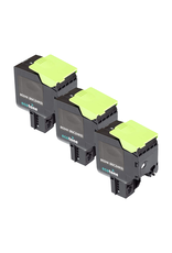 Ecotone Ecopack (Replaces Lexmark 802HK 80C2HK0 toner) 3xBL - (BL 3x4000 Pages)