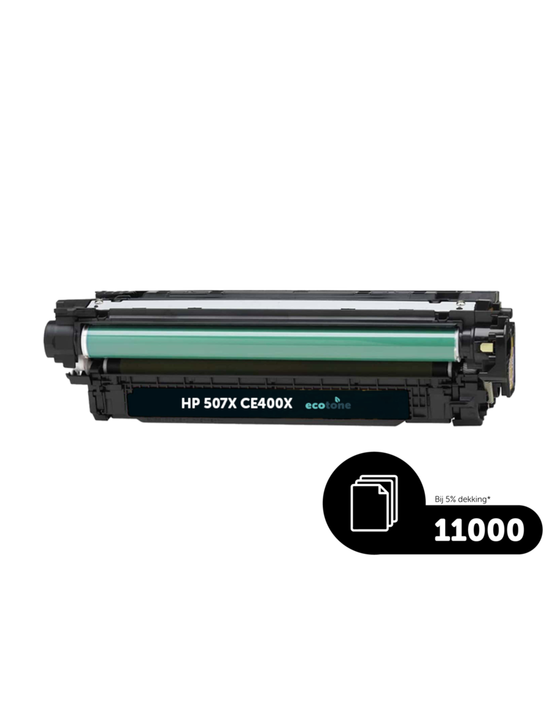 Ecotone Ecopack (Replaces HP 507X CE400X toner) 3xBL - (BL 3x11000 Pages)