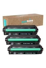 Ecotone Ecopack (Replaces HP 508X CF360X toner) 3xBL - (BL 3x12500 Pages)
