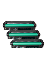 Ecotone Ecopack (Replaces HP 508X CF360X toner) 3xBL - (BL 3x12500 Pages)