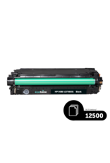 Ecotone Ecopack (Replaces HP 508X CF360X toner) 3xBL - (BL 3x12500 Pages)