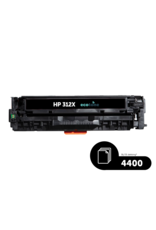 Ecotone Ecopack (Replaces HP 312X CF380X toner) 3xBL - (BL 3x4400 Pages)