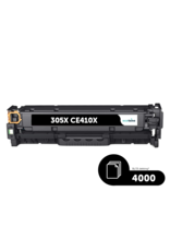 Ecotone Ecopack (Replaces HP 305X CE410X toner) 3xBL - (BL 3x4000 Pages)