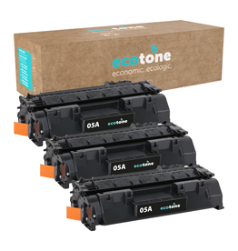 Ecotone Ecopack (Replaces HP 05A CE505A toner) 3xBL